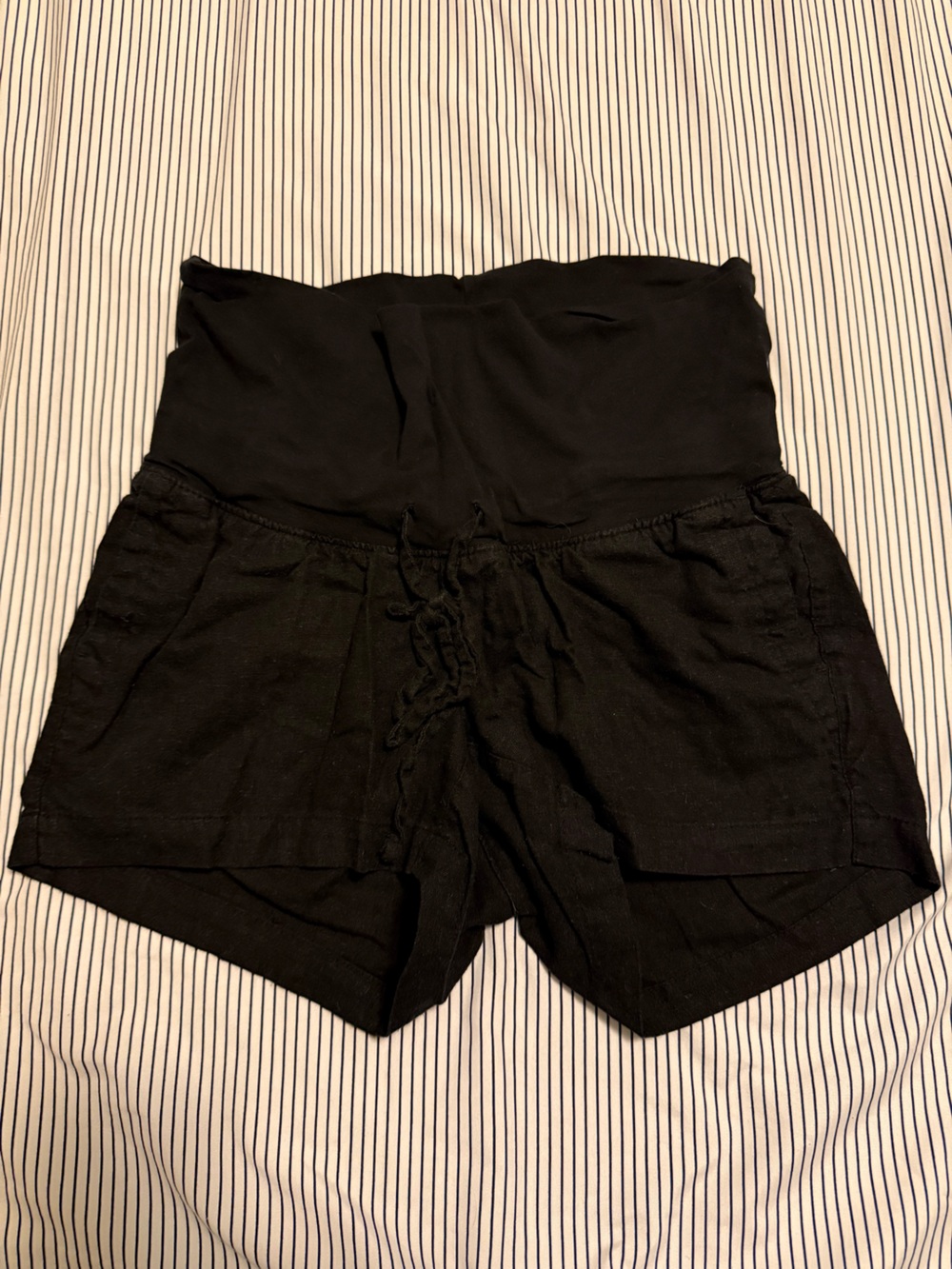 Maternity Linen Shorts